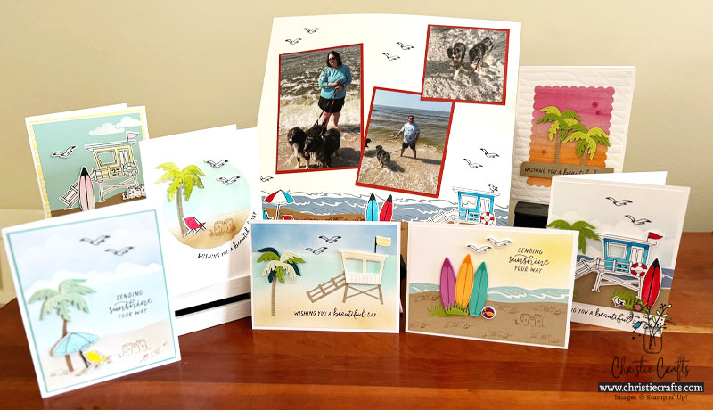 Scrapbooking with Beach Day Stamps &&nbsp;Dies