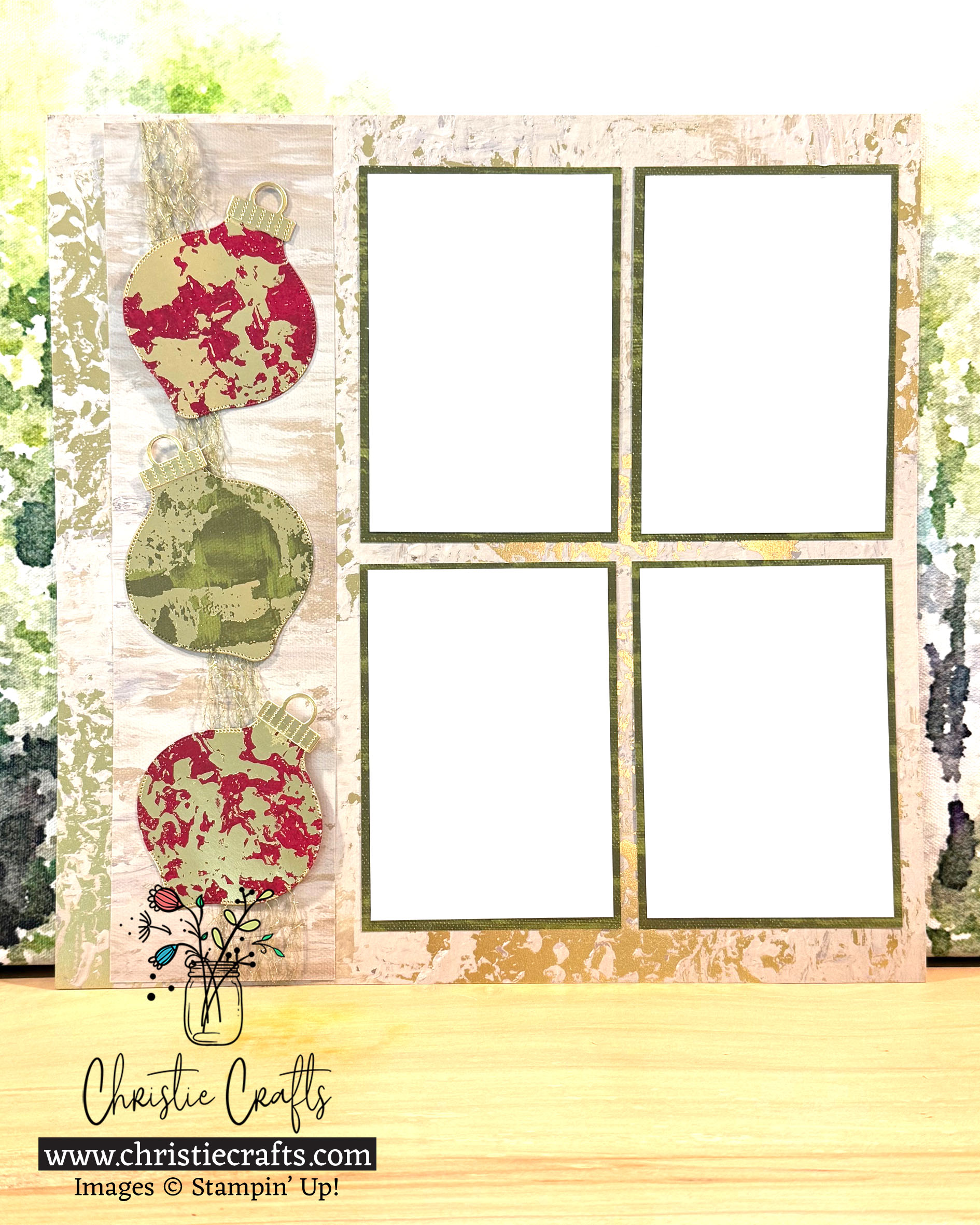 Christie Crafts Scrapbook Layout Gallery – Christie Crafts